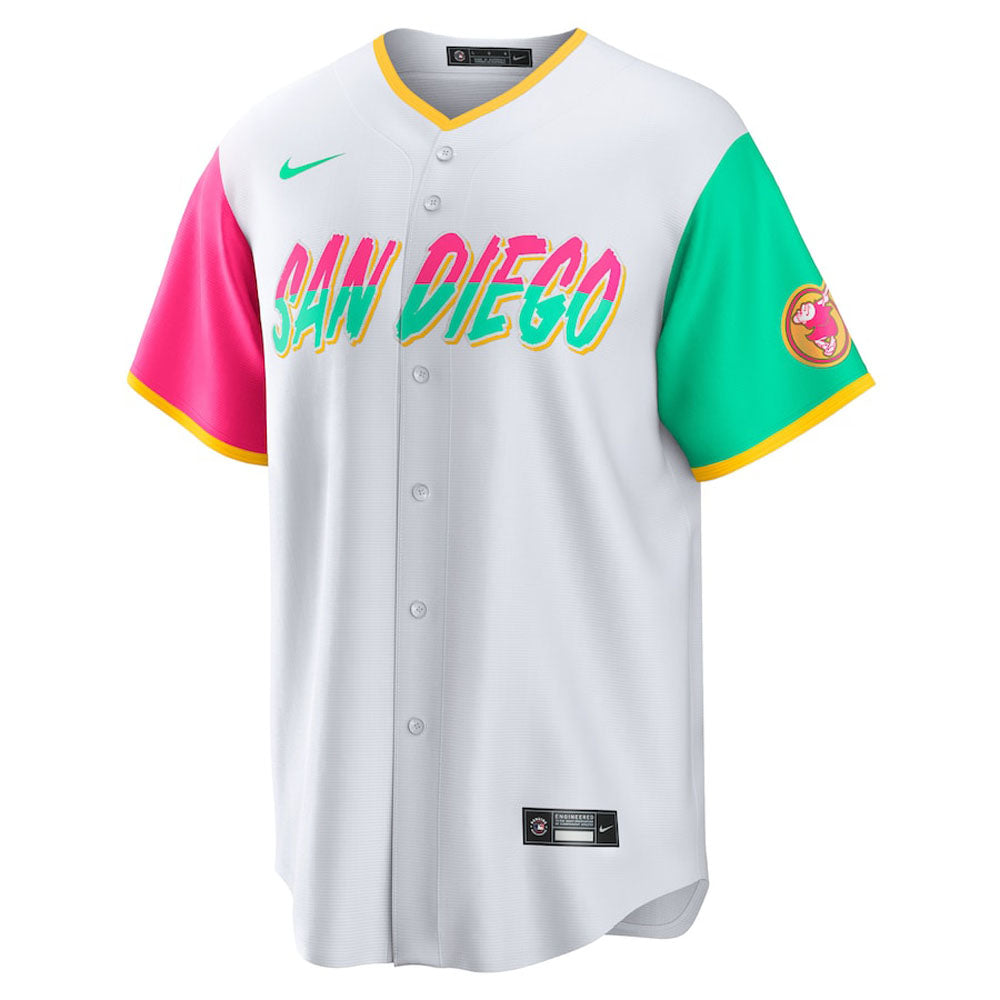 Men's San Diego Padres Yu Darvish City Connect Replica Jersey - White