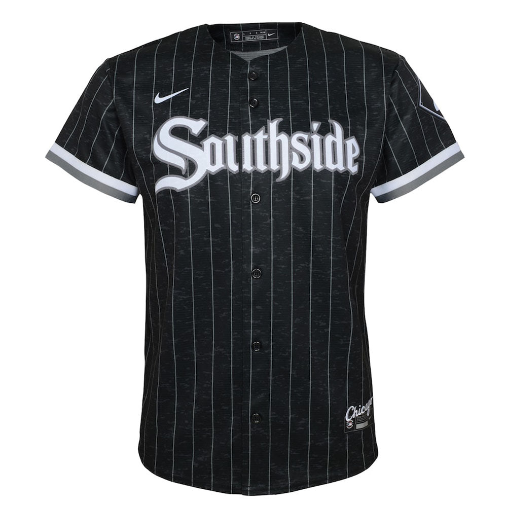Youth Chicago White Sox Eloy Jimenez City Connect Replica Jersey - Black