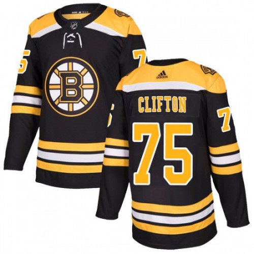 Boston Bruins #75 Connor Clifton Black Home Jersey